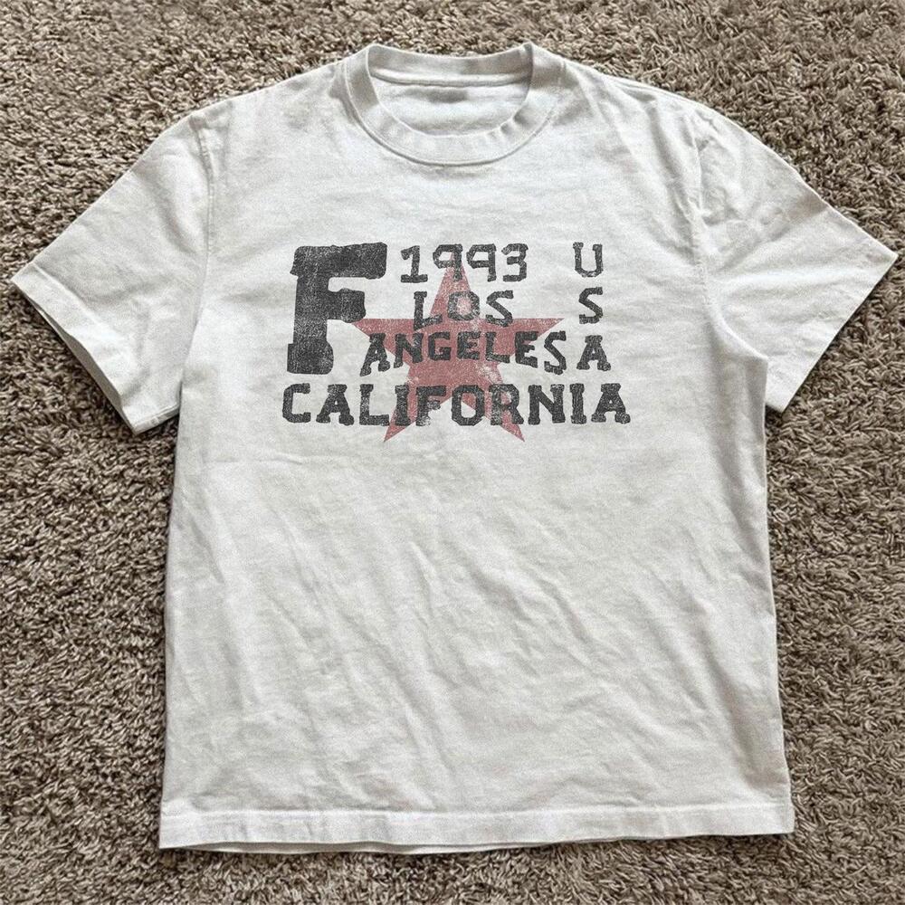 White Los Angeles California T-Shirt